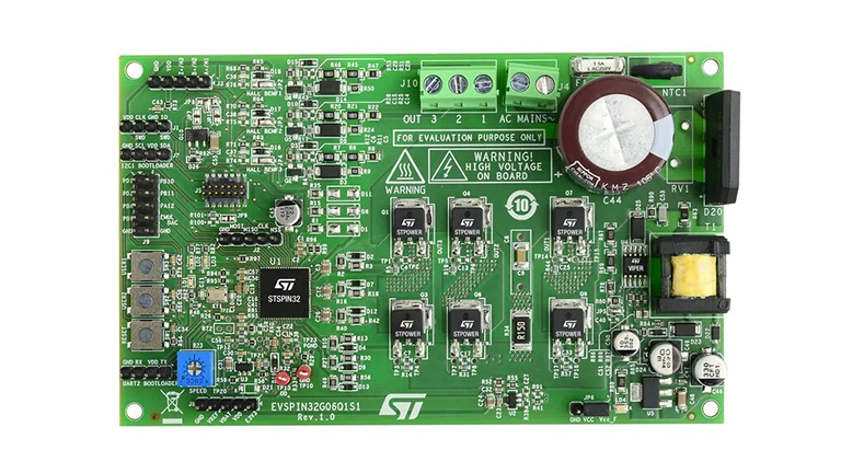 STMicroelectronics EVSPIN32G06Q1S1 - front side of the board
