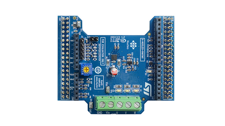 STMicroelectronics X-NUCLEO-IHM11M1 - front view of the board