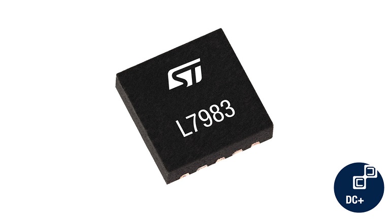 STMicroelectronics L7983 - front side of the chip