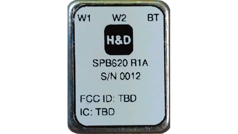 H&D Wireless SPB620 - top side of the chip