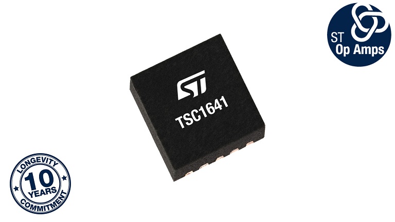 STMicroelectronics TSC1641 - front side of the chip