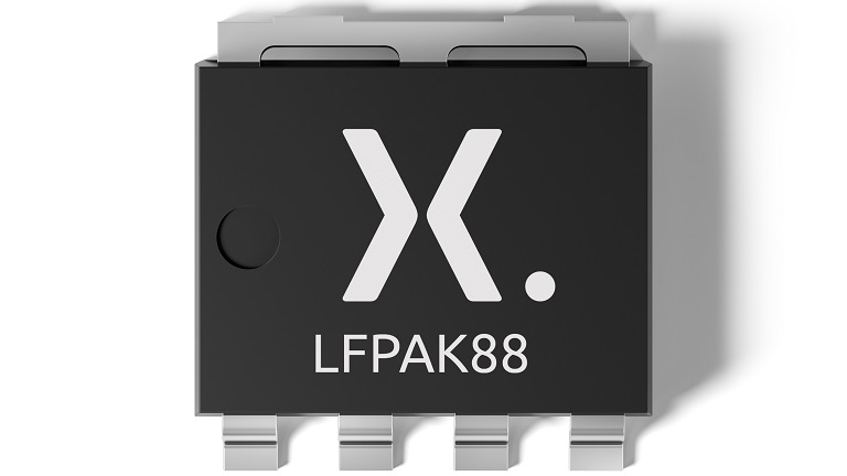 Top side view of Nexperia's LFPAK88 package
