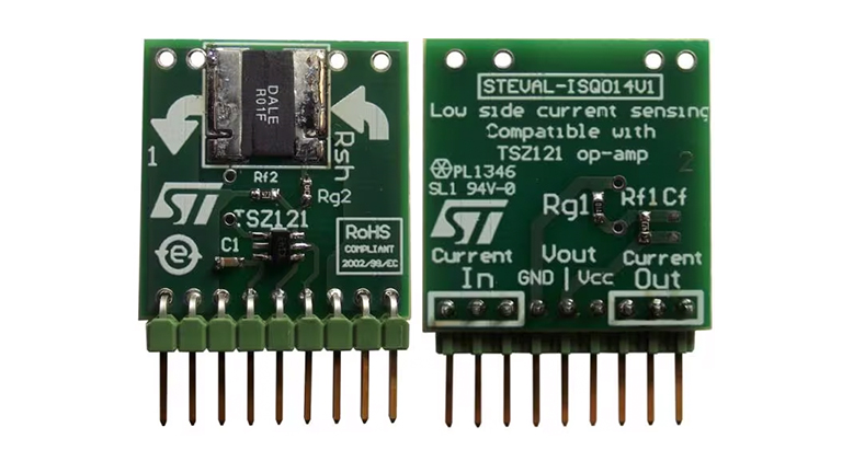 STMicroelectronics STEVAL-ISQ014V1 - front and back side of the board