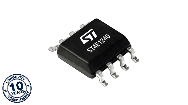 STMicroelectronics ST4E1240 - front side view of the transceiver