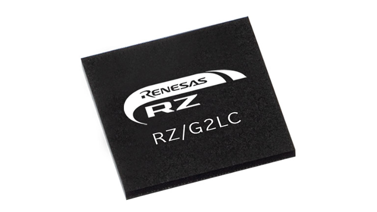 RZ/G2LC - top side of the MCU 