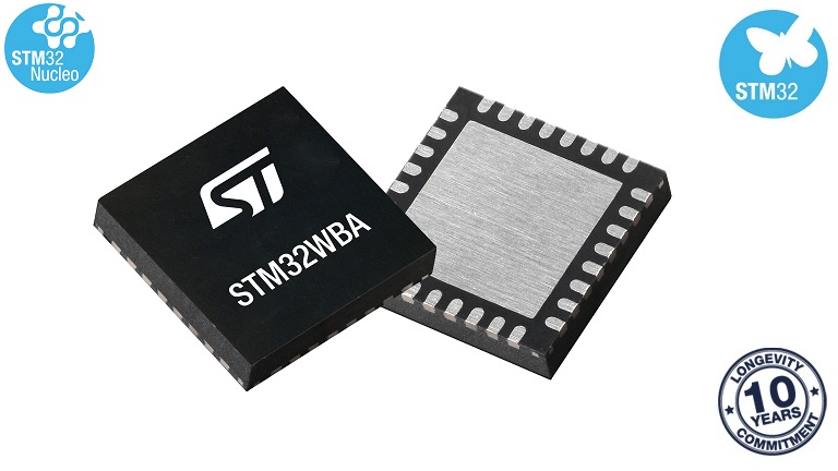STMicroelectronics STM32WBA54 & STM32WBA55 product image