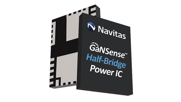 Navitas GaNSense™ Half Bridge Power IC - front and back side