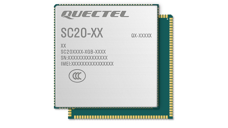 Quectel LTE SC20 Smart Module series - front side of the module