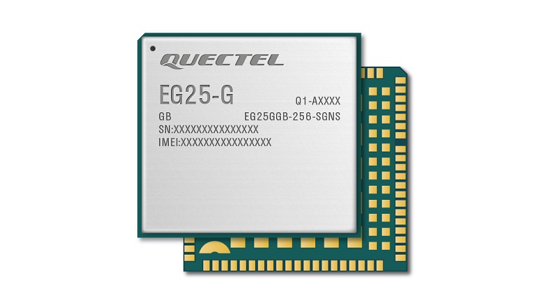 Quectel LTE EG25-G - front side of the module