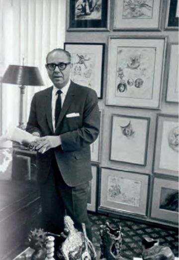 Lester Avnet and his art collection Lester Avnet and his art collection