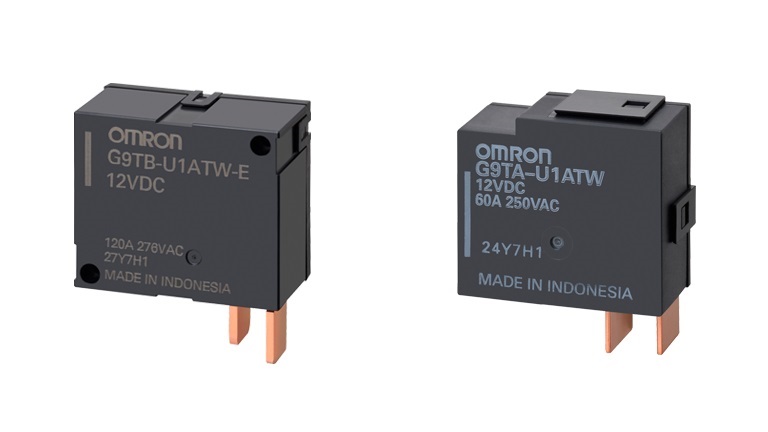 Omron G9TA & G9TB Series AC Power Latching Relays