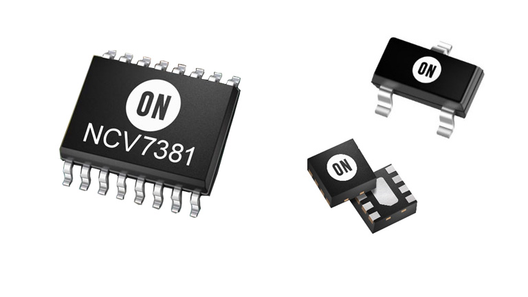 onsemi IVN XCVR & ESD Protection products in different packages