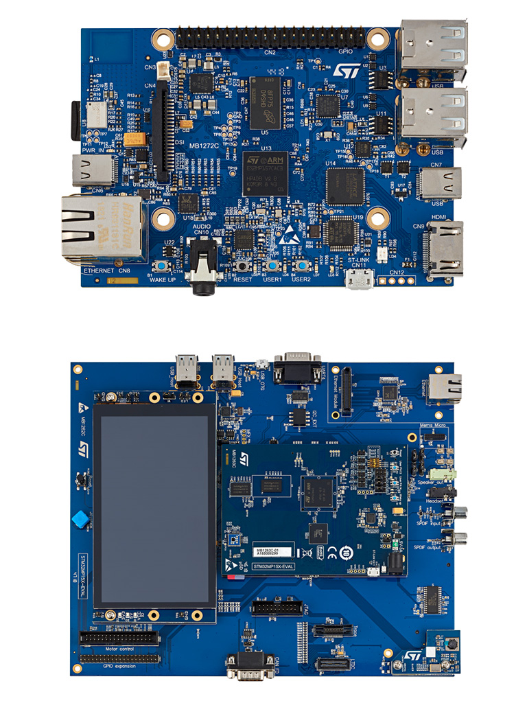 STMicroelectronics STM32MP1 evaluation boards & discovery kits