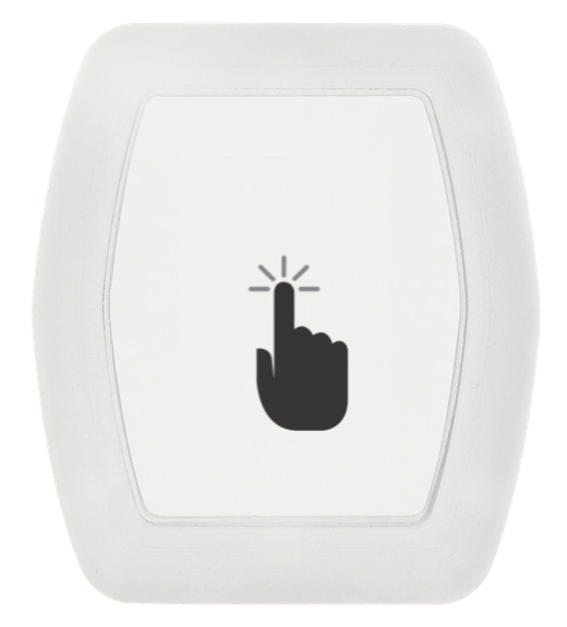 FMLR IoT Button - top side of the product
