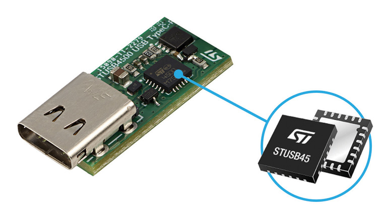STMicroelectrtincs STUSB4500 chip image