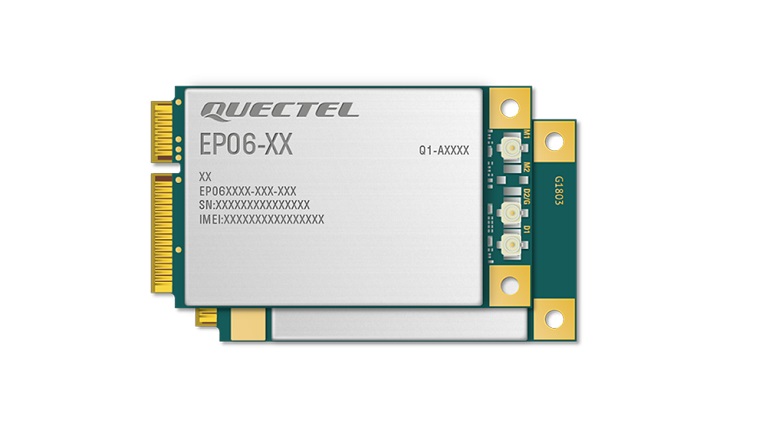 Quectel EP06-E - front side of the module