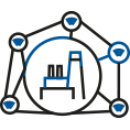 Image of Industrial Networking Icon