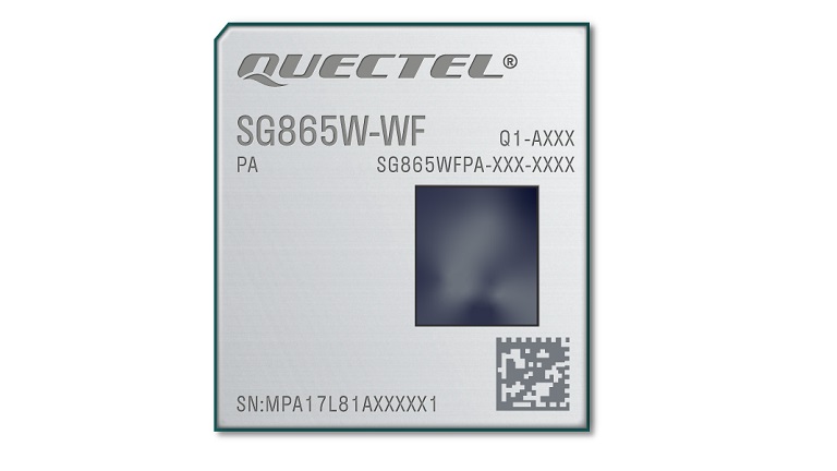 Quectel Wi-Fi & Bluetooth SG865W-WF Smart Module - front side of the module