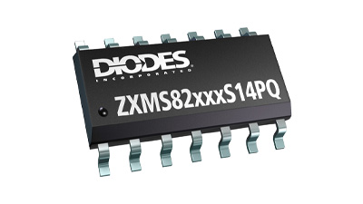 Diodes Inc ZXMC82 - top side of the switch