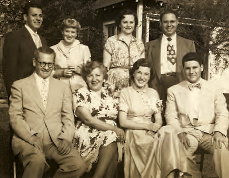 Charles Avnet and his family at the wedding