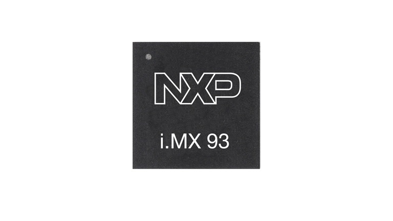 NXP i.MX 93 MCU - front side of the chip