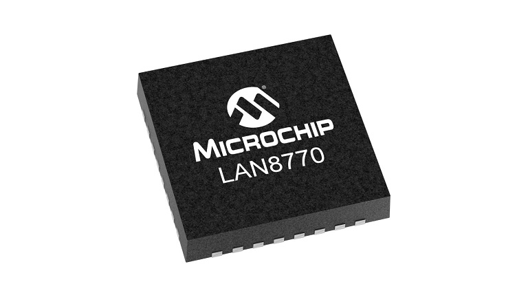 Microchip’s LAN8770 Ethernet PHY - product sample image