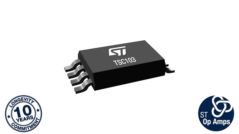 STMicroelectronics TSC103 - front side of the amplifier
