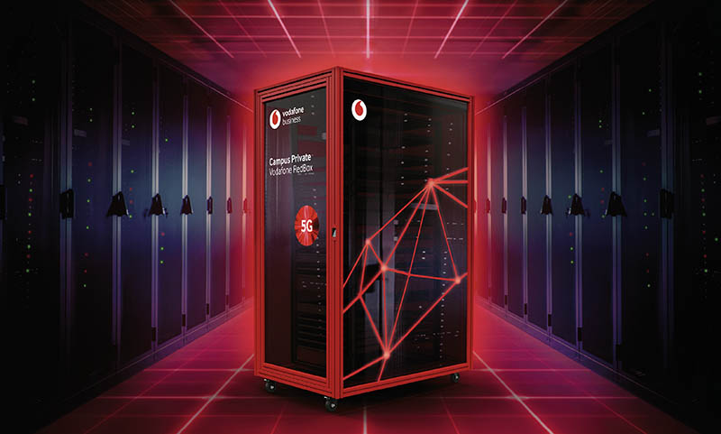 The Vodafone RedBox in a server room