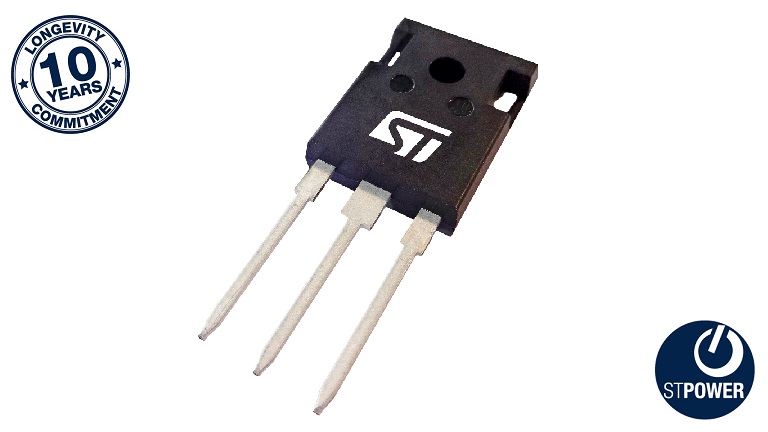 STMicroelectronics STW75N60DM6 MOSFET in TO-247 package with long leads