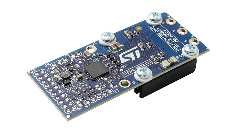 STMicroelectronics STEVAL-PTOOL1V1 - front side view of the board