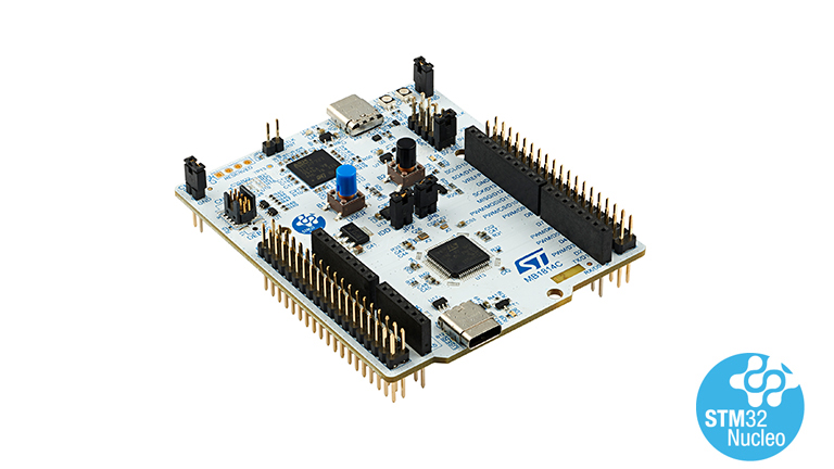 STMicroelectronics NUCLEO-H533RE - front side view of the board