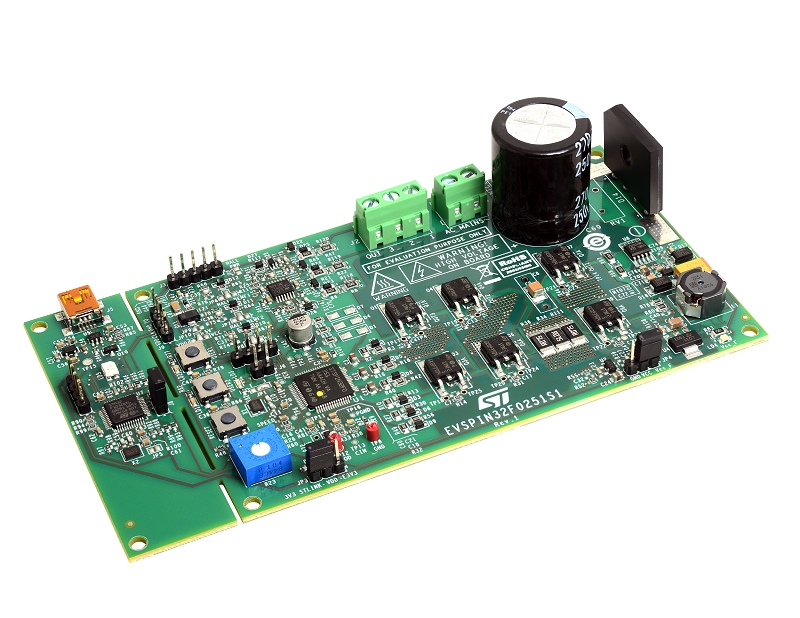 EVSPIN32F0251S1 - top side of the board EVSPIN32F0251S1 - top side of the board