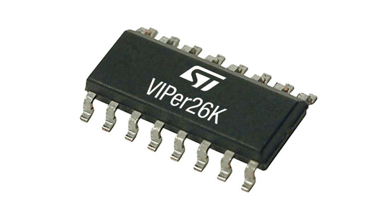 STMicroelectronics VIPer26K converter - top view