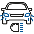 Image of Vehicle lighting Icon