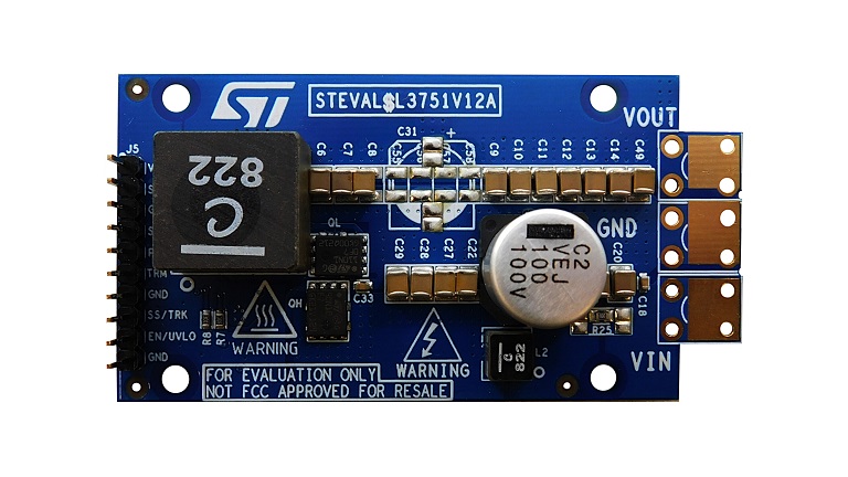 STMicroelectronics STEVAL-L3751V12 - top side of the board