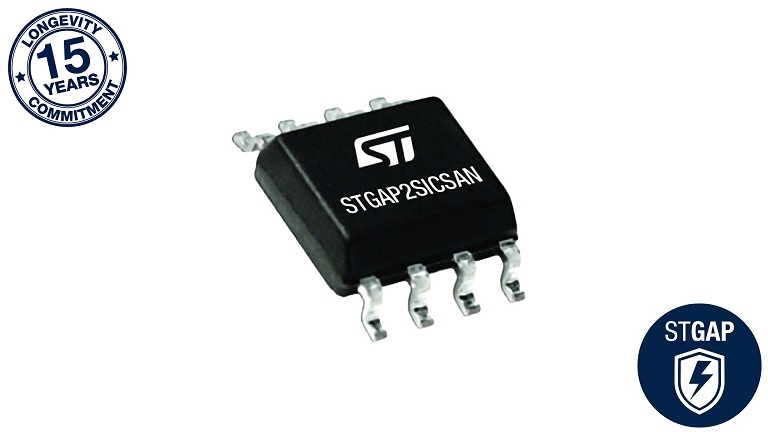 STMicroelectronics STGAP2SICSAN - top side of the gate driver
