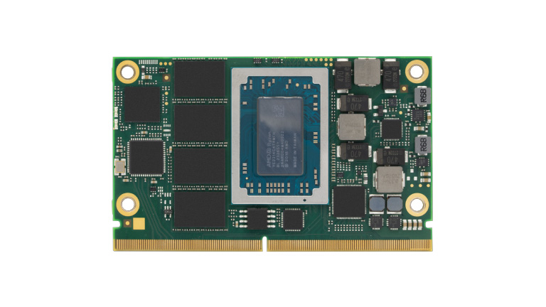 Front side of TRIA SM2S-RYZ2 Compute Module