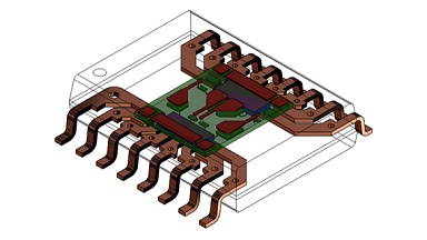 ON Semiconductor NCID9211 product illustration - pins and inside
