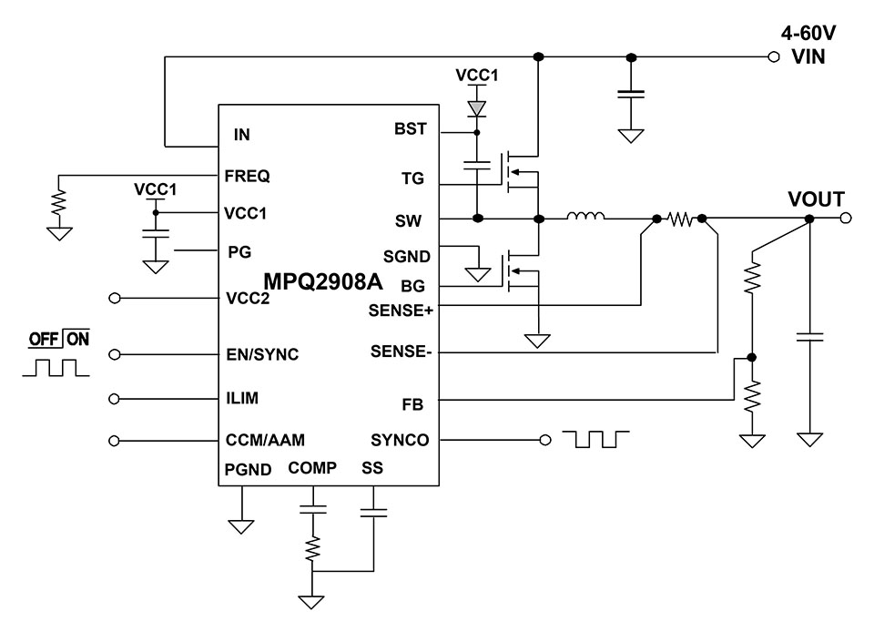 MPS MPQ2908A block diagram MPS MPQ2908A block diagram