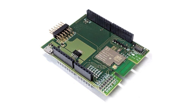 Avnet WiFi Shield - top side of the board