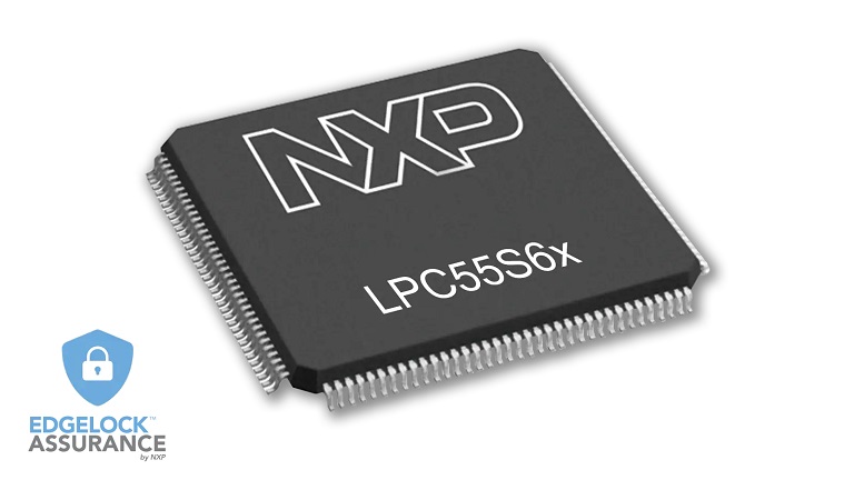 LPC55S6x - Front side of the chip 