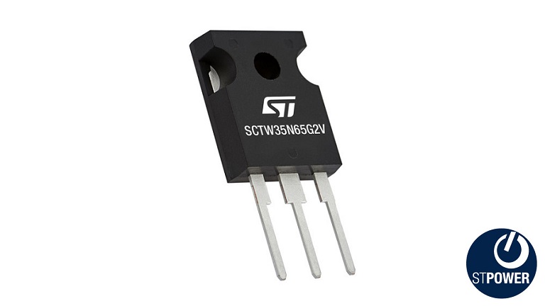 STMicroelectronics’ SCTW35N65G2V Silicon carbide Power MOSFET – front side