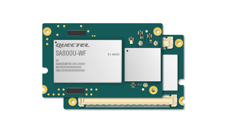 Quectel SA800U-WF 4+64GB Smart Module - front side of the module