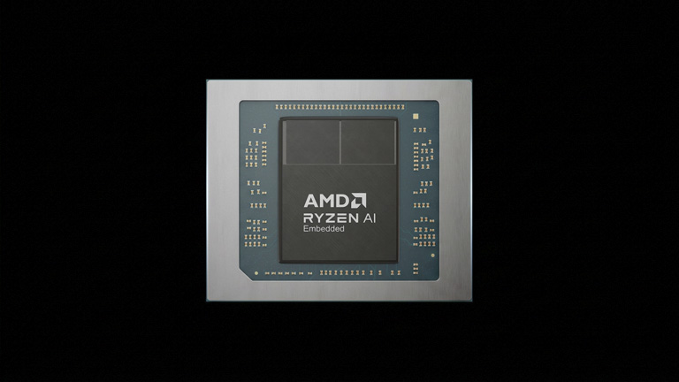 View of AMD Ryzen AI Embedded X100 Series Processors