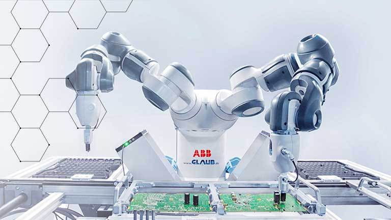 Circuit board assembly using a cobot