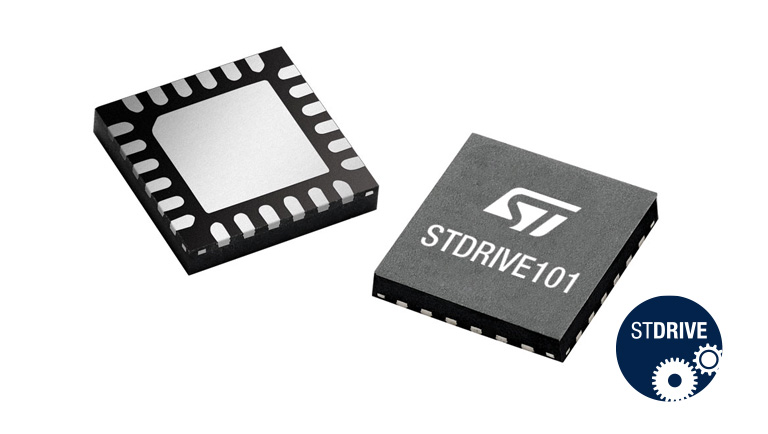 St Bridge Driver STMicroelectronics STDRIVE101 Triple half-bridge gate driver | Avnet Silica