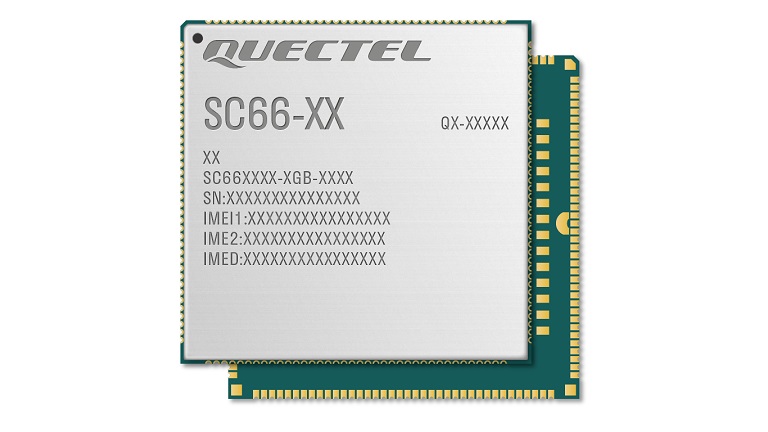 Quectel LTE SC66 Smart Module series - front side of the module