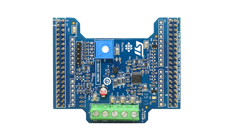 STMicroelectronics X-NUCLEO-IHM17M1 - front view of the board
