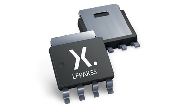 Nexperia NextPower MOSFET in LFPAK56 package - front and back side
