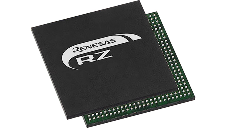 Renesas RZ/T2H - front and back view